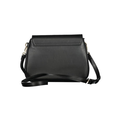 Valentino Black Polyethylene Handbag – Sac Bandoulière Femme 2 Compartiments