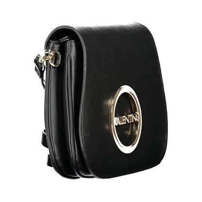 Valentino Black Polyethylene Handbag – Sac Bandoulière Femme 2 Compartiments