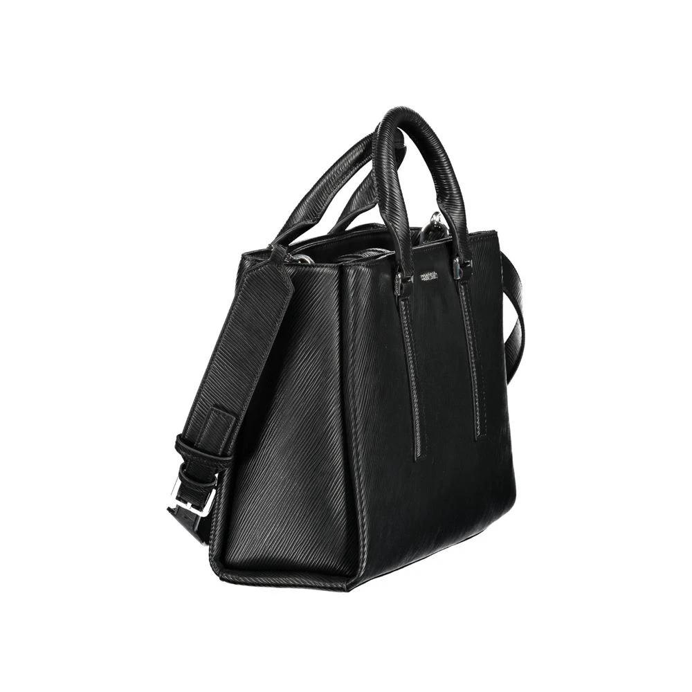 Calvin Klein Nero Poliestere Women Handbag by Calvin Klein