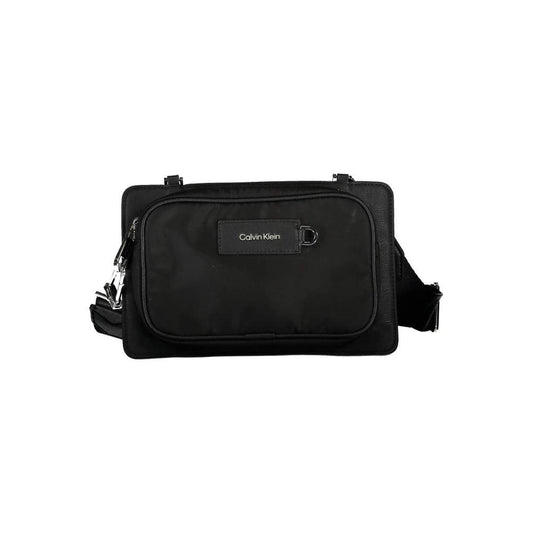 Calvin Klein Black Polyester Men's Shoulder Bag by Calvin Klein