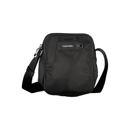 Calvin Klein Black Polyester Men's Shoulder Bag by Calvin Klein