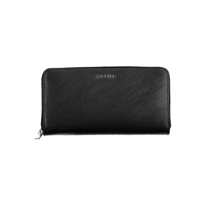 Calvin Klein Black Polyurethane Women Wallet