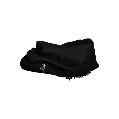 Ensemble écharpe et bonnet Calvin Klein homme en acrylique noir – CA-18408