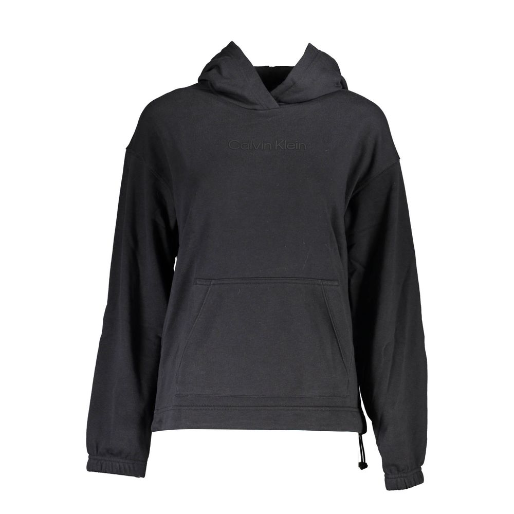 Sweat à capuche Calvin Klein femme en coton noir – CA-19024