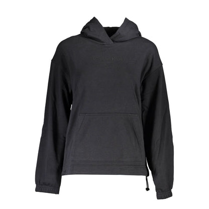Sweat à capuche Calvin Klein femme en coton noir – CA-19024