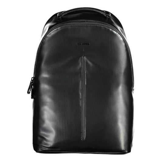 Calvin Klein Black Polyester Men's Backpack by Calvin Klein