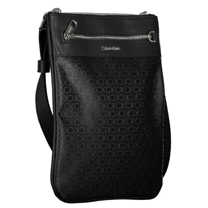 Calvin Klein Black Polyester Men's Shoulder Bag