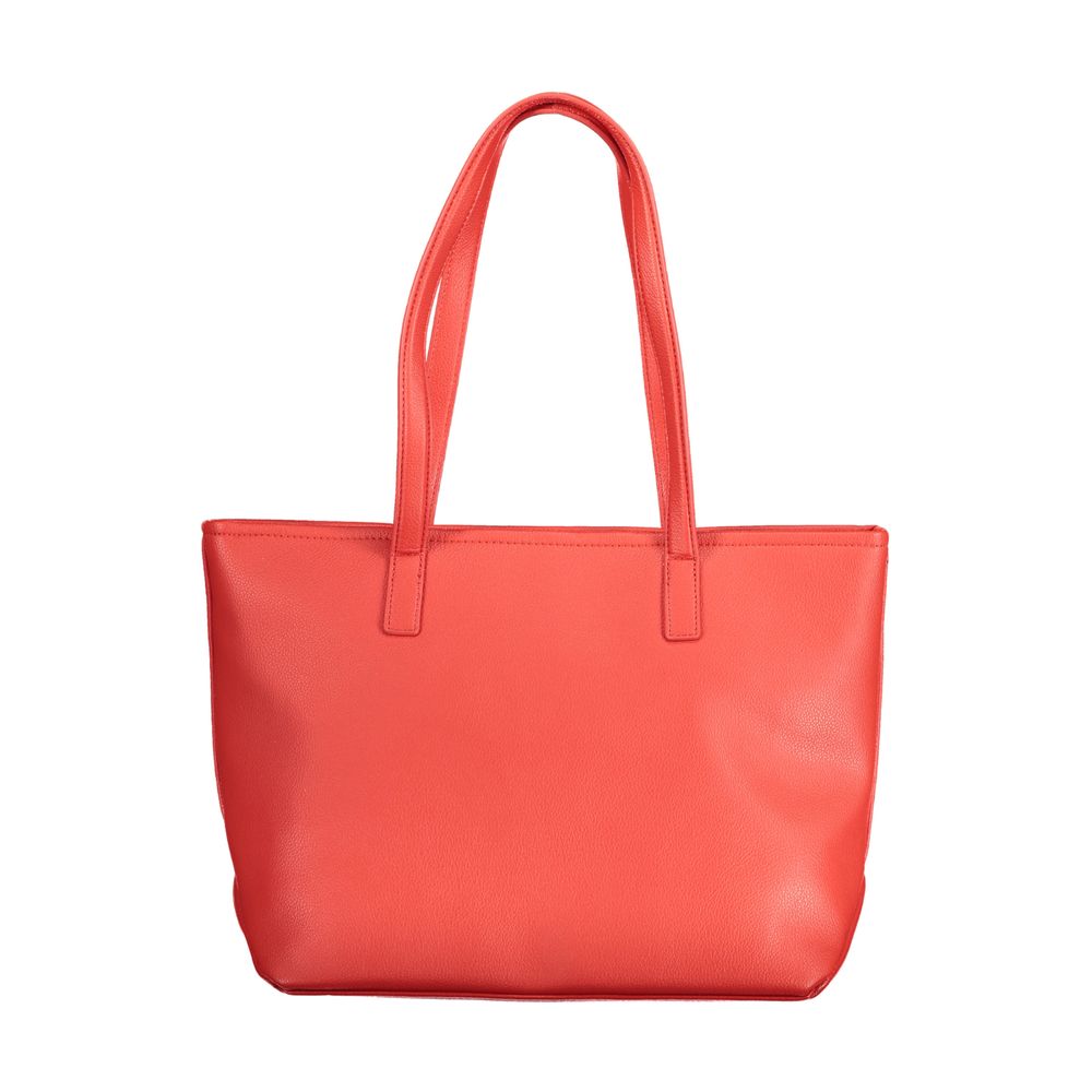 Valentino Rosso Polyurethane Women's Bag – Sac Femme Rouge Épaule Recyclé
