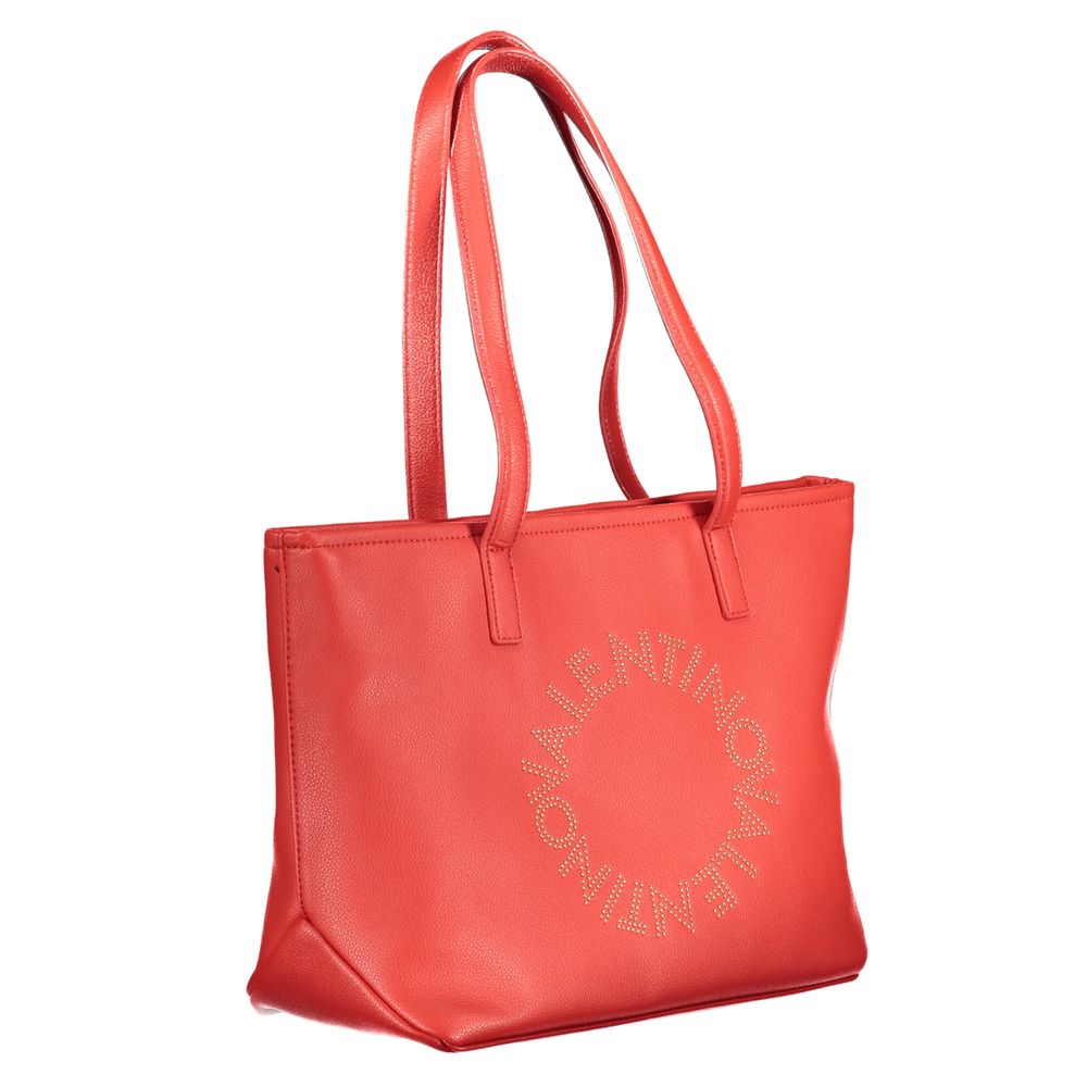 Valentino Rosso Polyurethane Women's Bag – Sac Femme Rouge Épaule Recyclé