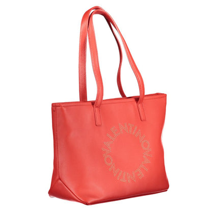 Valentino Rosso Polyurethane Women's Bag – Sac Femme Rouge Épaule Recyclé