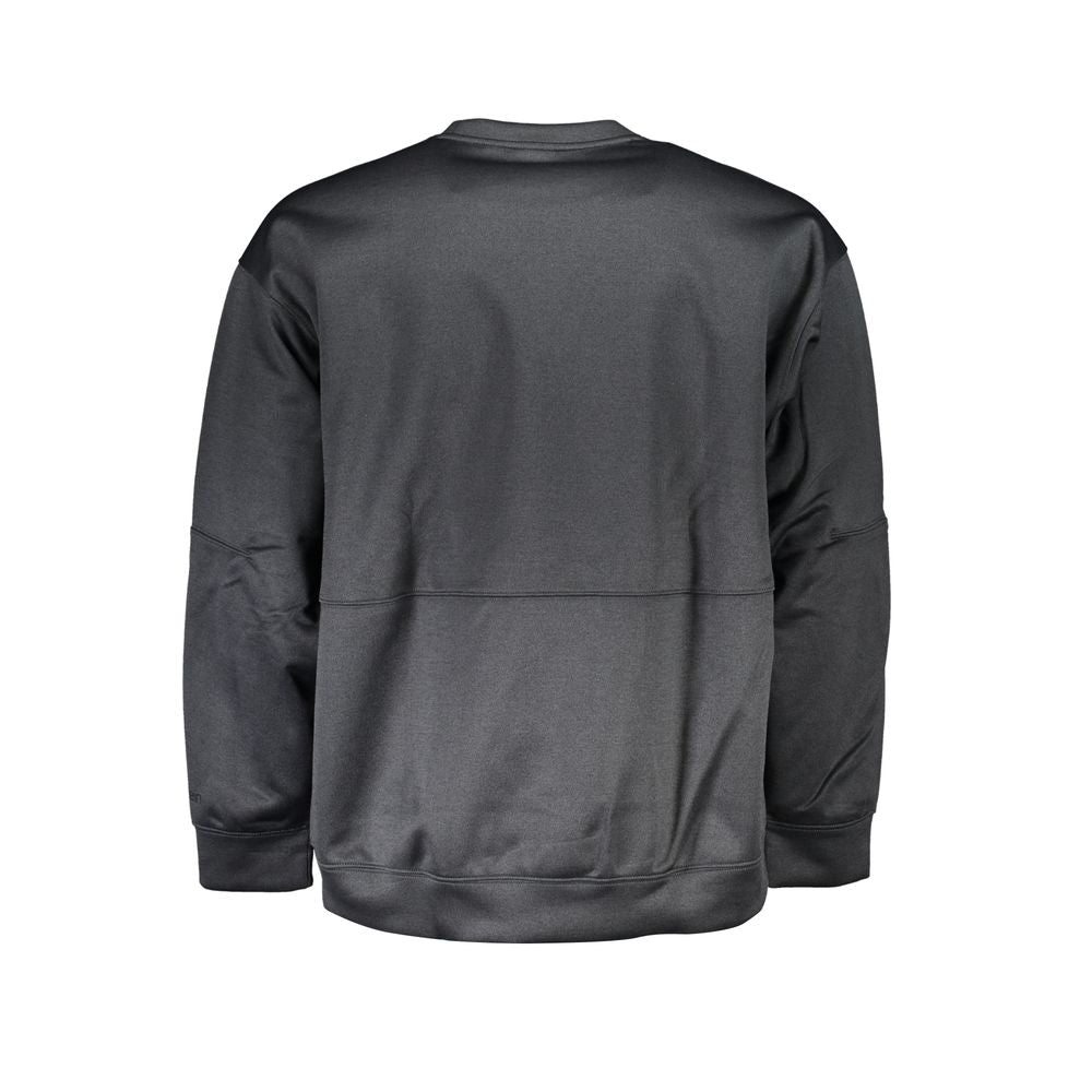 Sweat-shirt Calvin Klein homme col rond en polyester noir – CA-25235