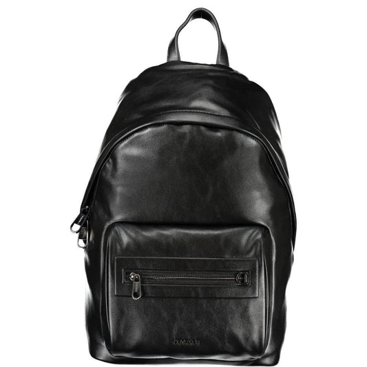 Calvin Klein Black Polyester Men's Backpack by Calvin Klein