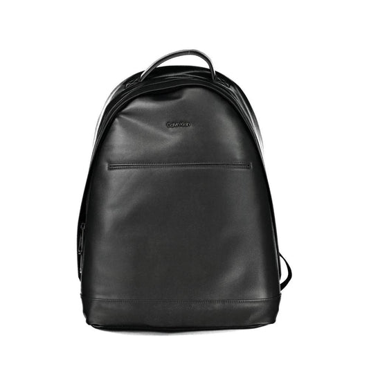 Calvin Klein Black Polyester Men's Backpack by Calvin Klein