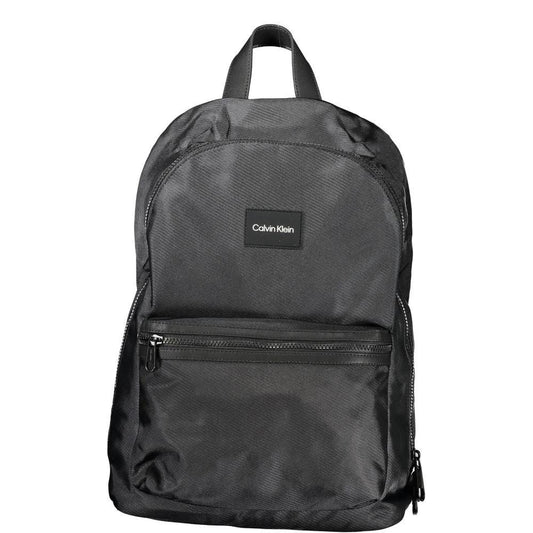 Calvin Klein Black Polyester Men's Backpack by Calvin Klein