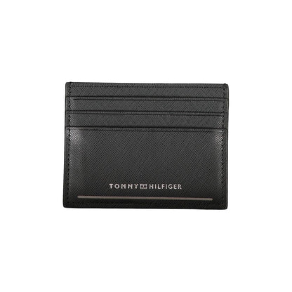 Tommy Hilfiger Portefeuille Homme Noir En Polyuréthane Élégant Et Fonctionnel Pour Une Organisation Optimale