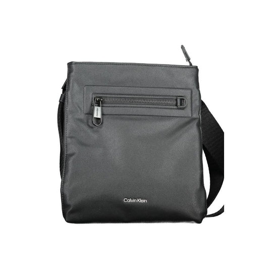 Calvin Klein Black Polyester Men's Shoulder Bag by Calvin Klein