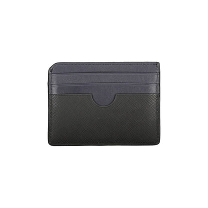 Tommy Hilfiger Portefeuille En Cuir Noir Pour Homme Minimaliste Avec Logo Emblématique