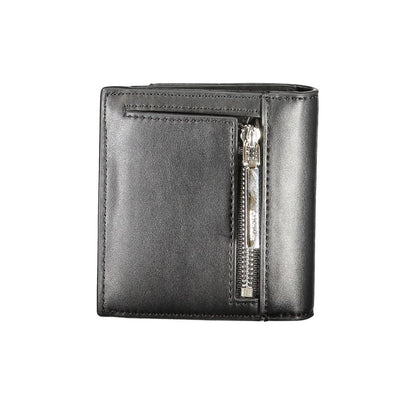 Calvin Klein Black Polyurethane Women Wallet