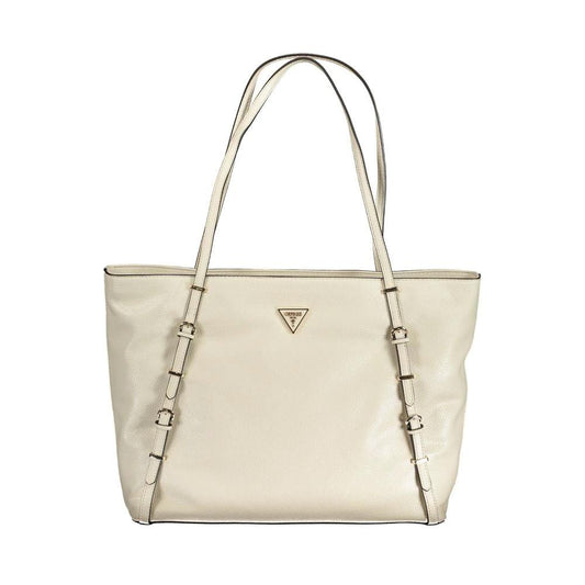 Guess Jeans Beige Polyurethane Women Handbag by Guess Jeans