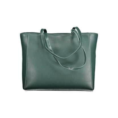 Valentino Green Polyethylene Handbag