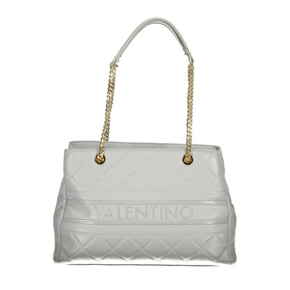 Valentino Gray Polyethylene Handbag