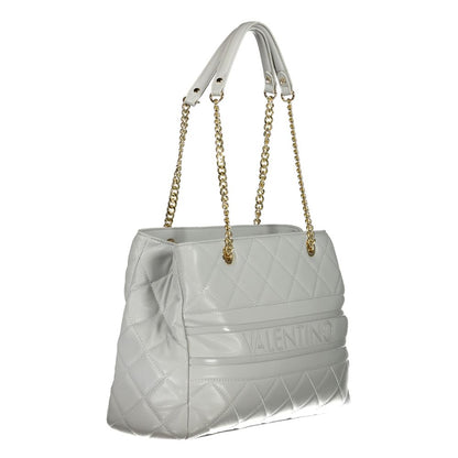 Valentino Gray Polyethylene Handbag