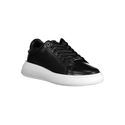 Calvin Klein Nero Pelle Donna Sneaker by Calvin Klein