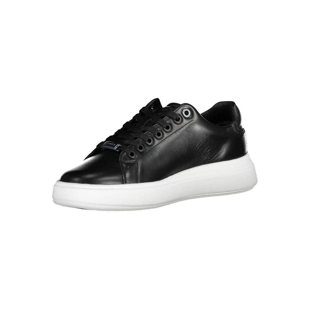 Calvin Klein Nero Pelle Donna Sneaker by Calvin Klein
