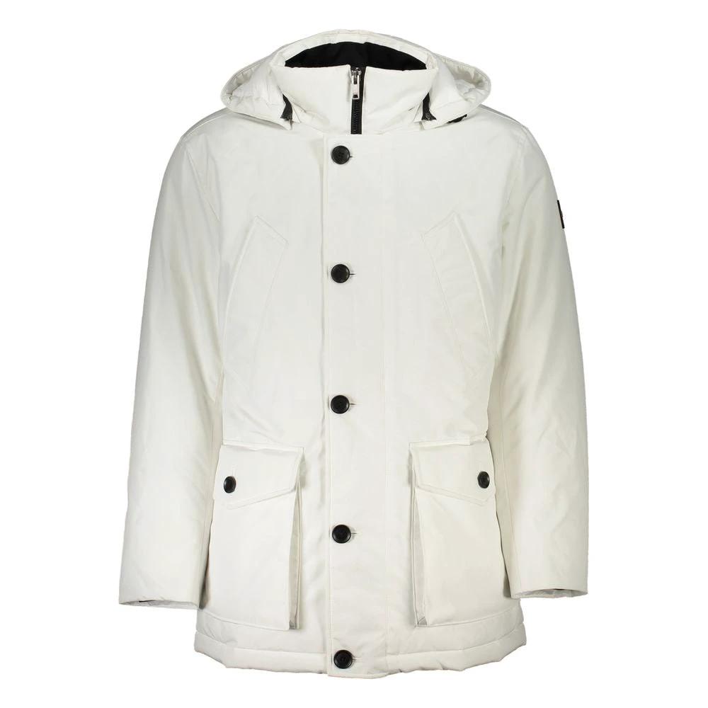 Hugo Boss Bianco Poliammide Men's Jacket by Hugo Boss