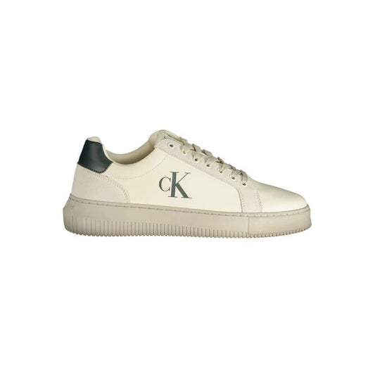 Calvin Klein White Polyurethane Men Sneaker by Calvin Klein