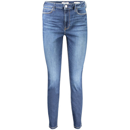 Jean Guess Jeans femme skinny taille haute en coton bleu – GU-32349