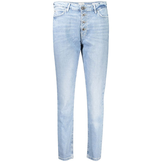 Jean Guess Jeans femme skinny taille haute en coton bleu clair – GU-32350