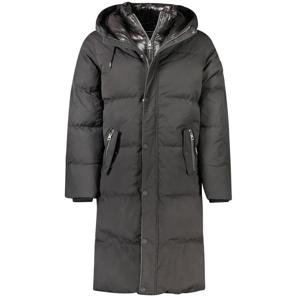 Guess Jeans Nero Polyester Men's Jacket by Guess Jeans