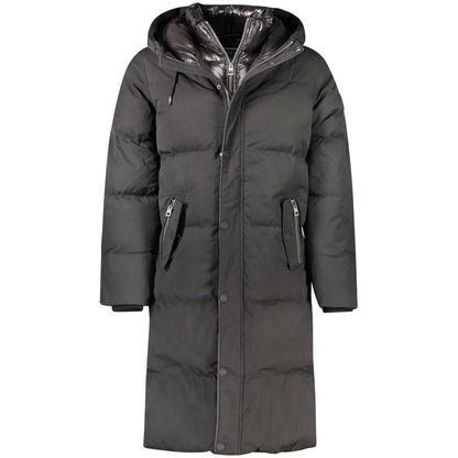 Guess Jeans Nero Polyester Men's Jacket by Guess Jeans