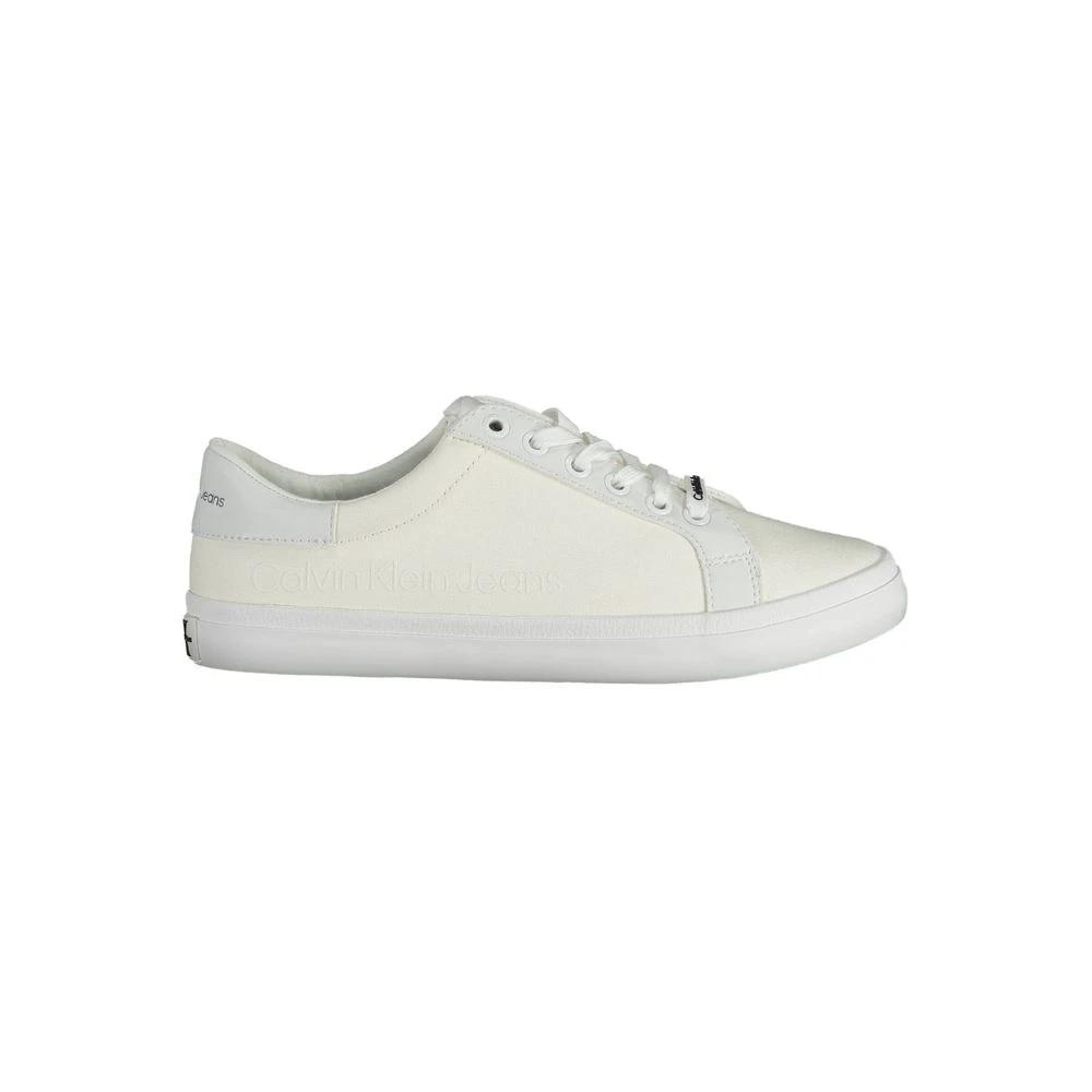 Calvin Klein Bianco Cotton Women Sneaker by Calvin Klein