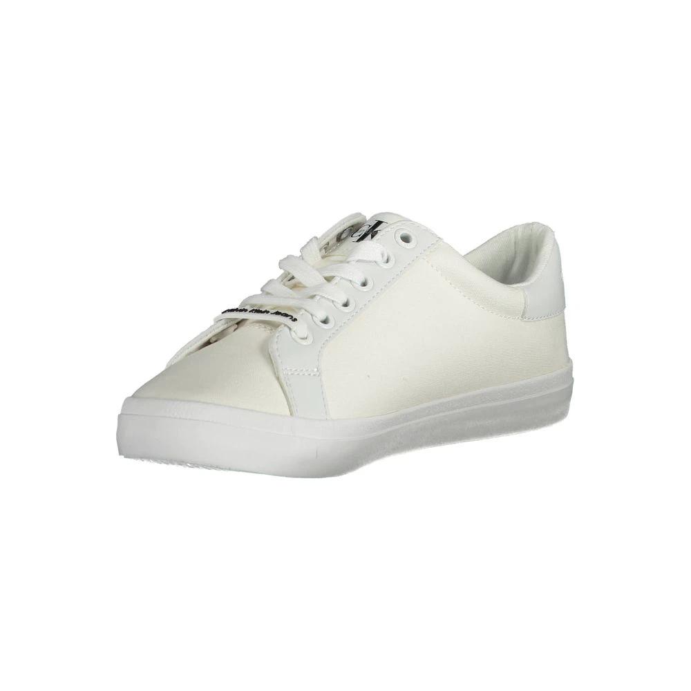 Calvin Klein Bianco Cotton Women Sneaker by Calvin Klein