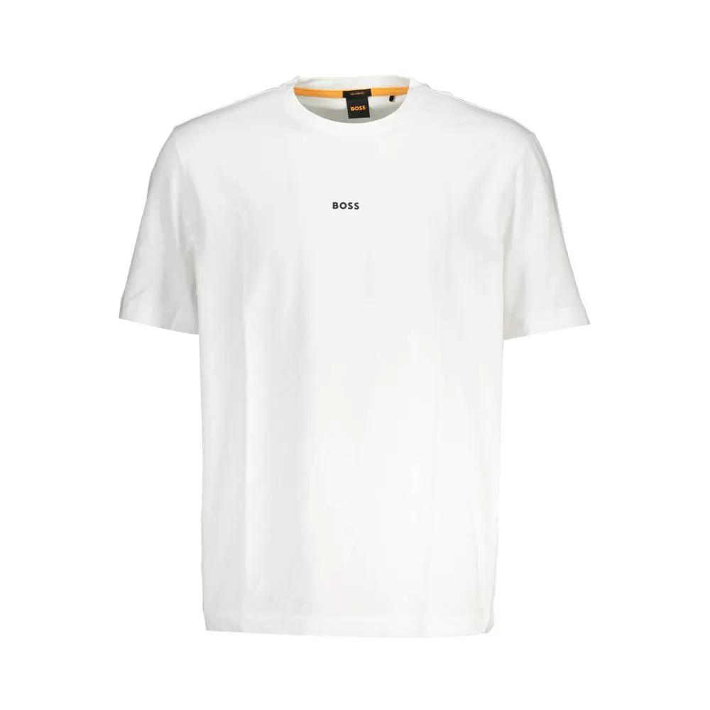 Hugo Boss White Organic Cotton Men's T-Shirt by Hugo Boss