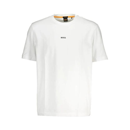 Hugo Boss White Organic Cotton Men's T-Shirt by Hugo Boss