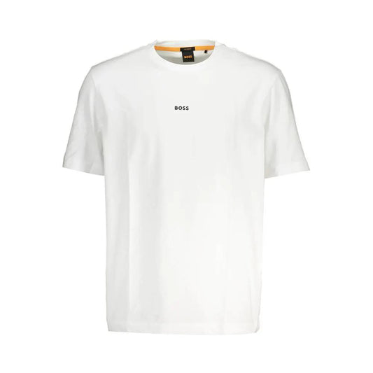 Hugo Boss White Organic Cotton Men's T-Shirt by Hugo Boss