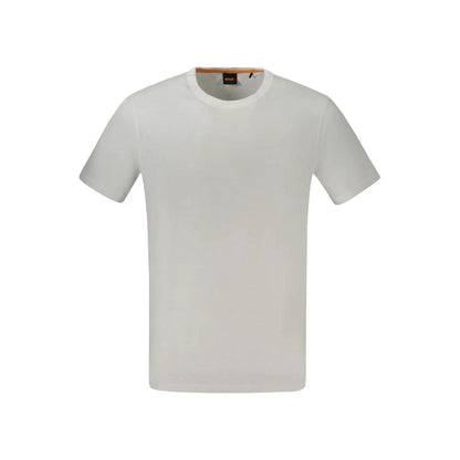 Hugo Boss White Cotton Mens T-Shirt by Hugo Boss
