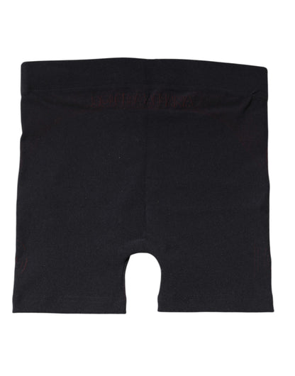 Dolce & Gabbana Black Nylon Stretch Boxer Shorts Underwear