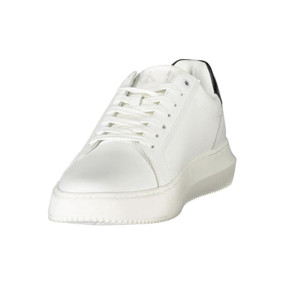 Calvin Klein Bianco Polyurethane Men Sneaker by Calvin Klein