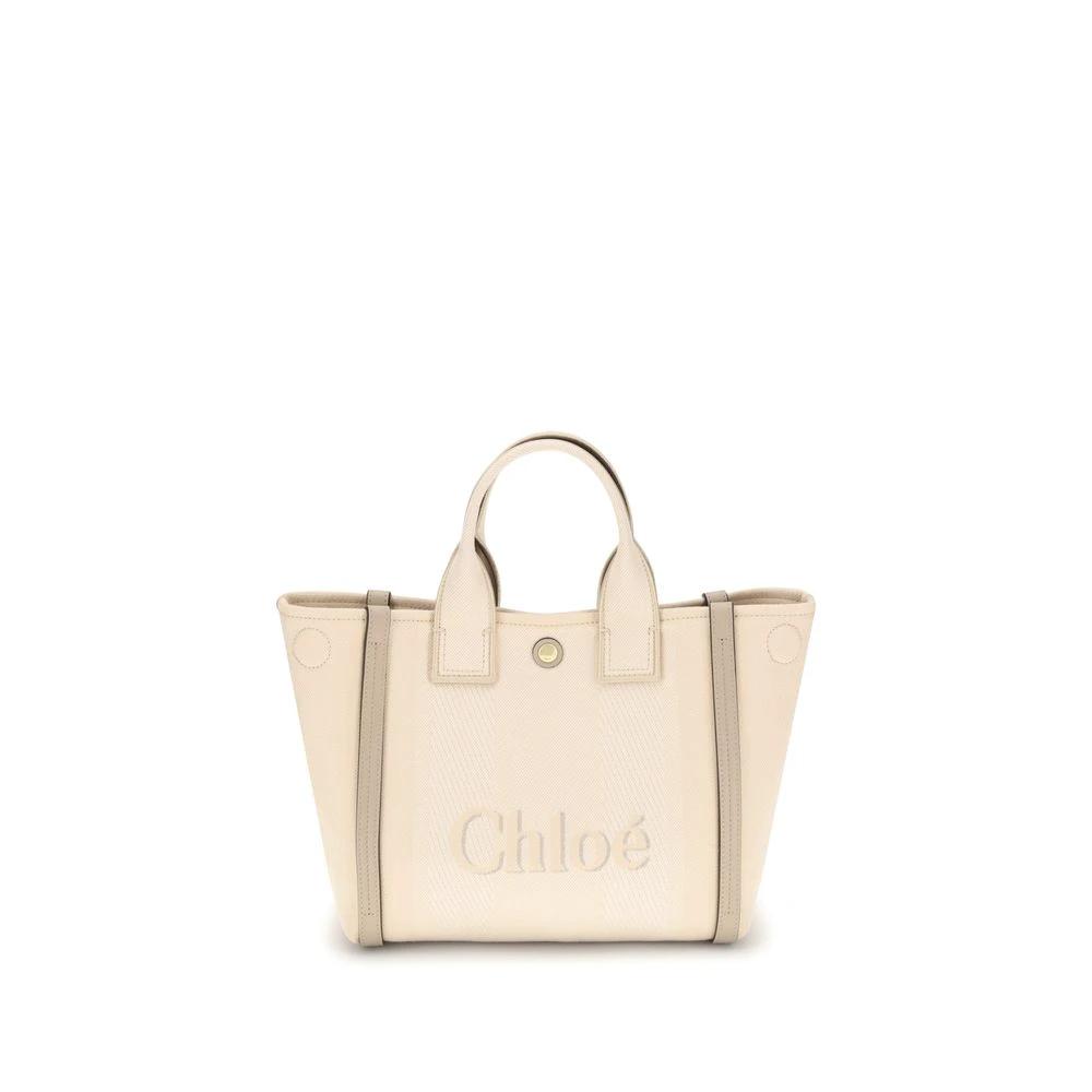 Chloé Beige Cotton Handbag by Chloé