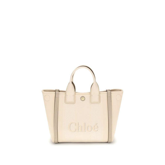 Chloé Beige Cotton Handbag by Chloé