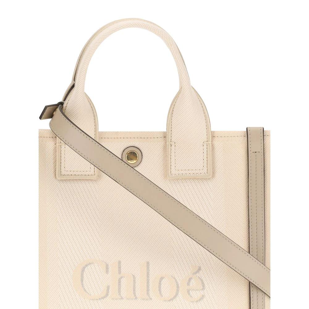 Chloé Beige Cotton Handbag by Chloé