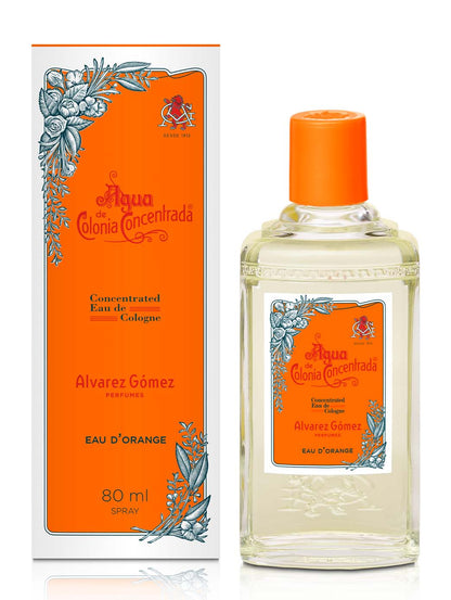 Eau de Cologne Concentrée Álvarez Gómez Orange Bergamote Citron Fleurs d Oranger