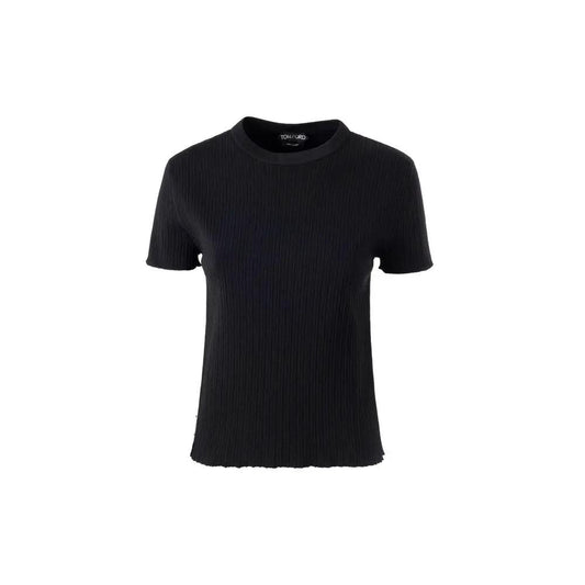 Tom Ford Black Silk T-Shirt by Tom Ford