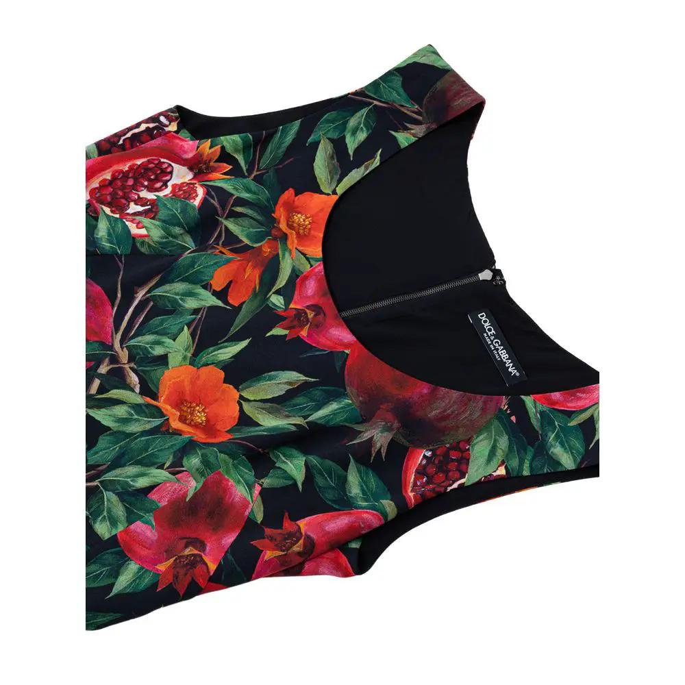 Dolce & Gabbana Bicolor Viscose Long Dress by Dolce & Gabbana