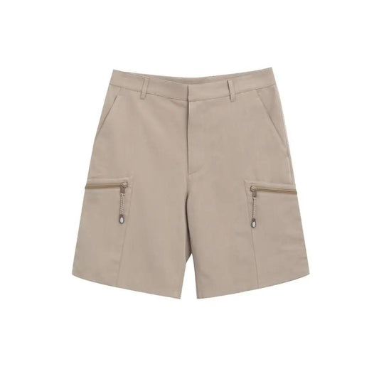 Dior Beige Cotton Cargo Shorts by Dior