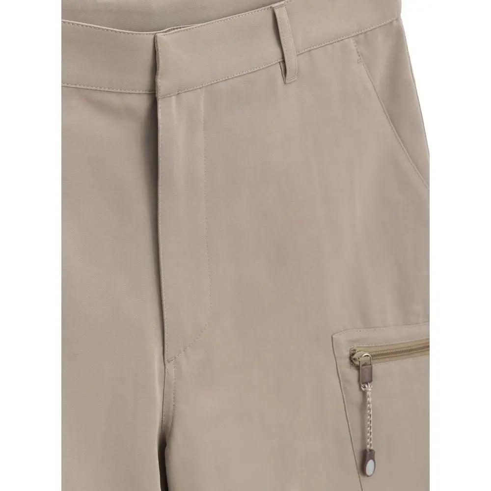 Dior Beige Cotton Cargo Shorts by Dior